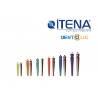 Tenons Coniques Calcinables ou Inox DENTOCLIC - ITENA - 20u / 40u / 100u