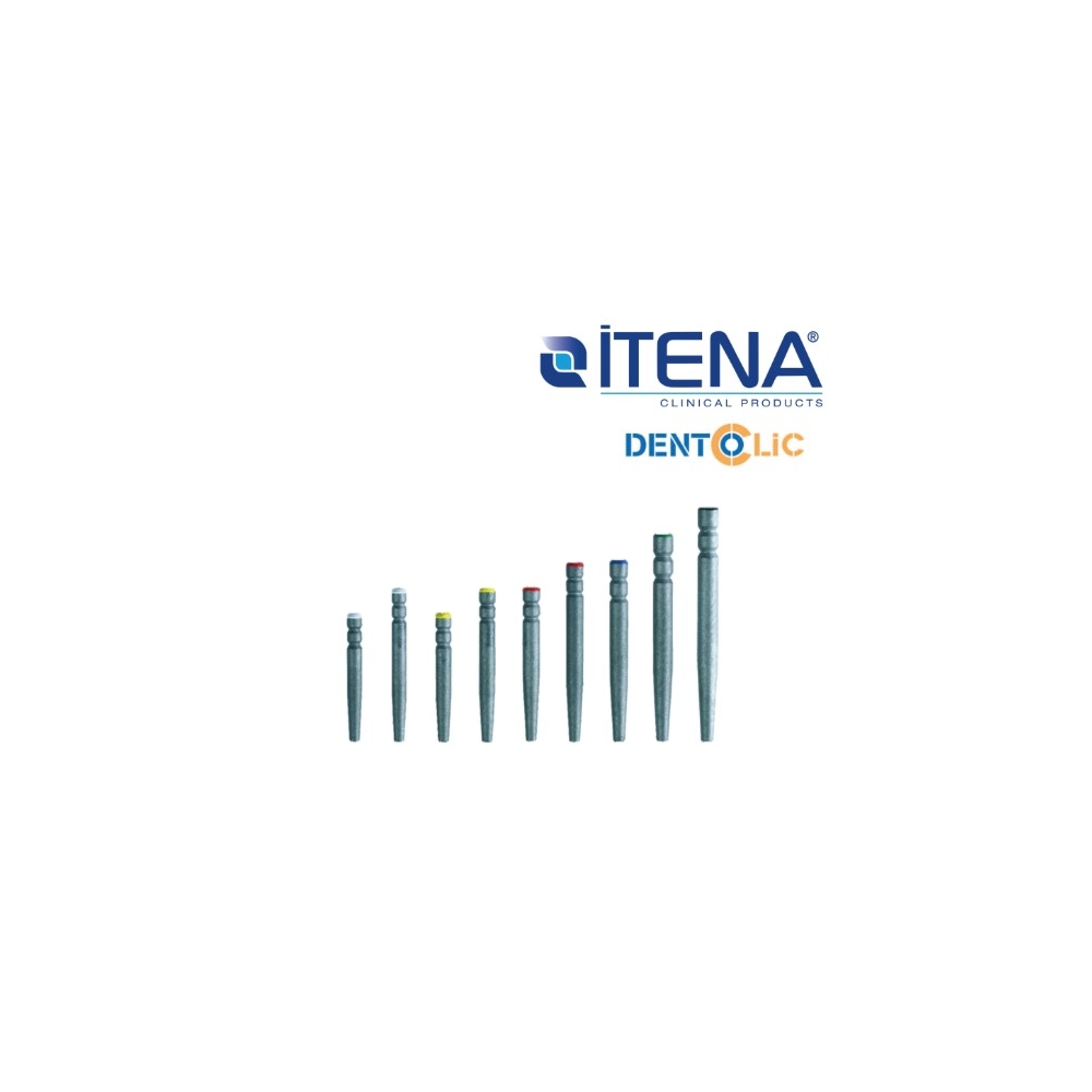 Tenons Cylindro-Coniques Titane Sablé DENTOCLIC - ITENA - 20u