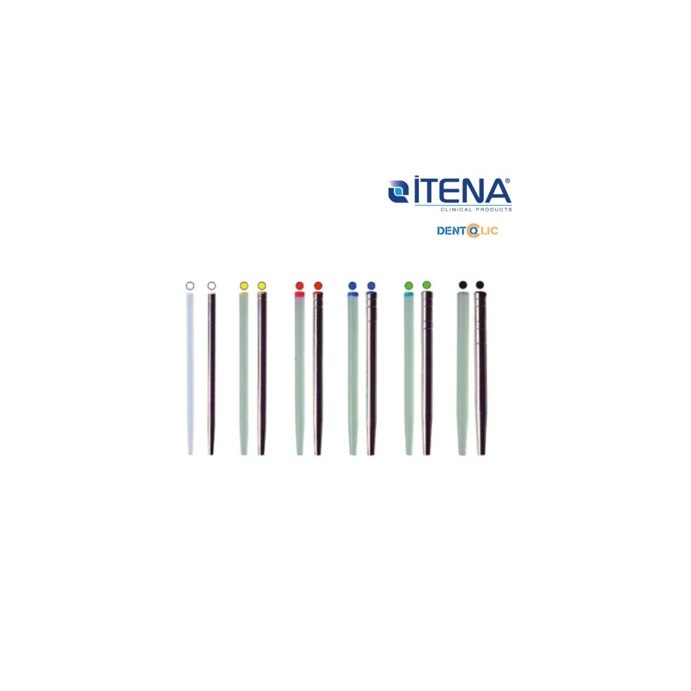 Clavettes Cylindro-Coniques Calcinables et Inox DENTOCLIC - ITENA - 10u / 20u